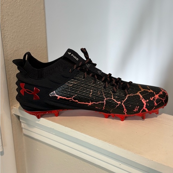 Under Armour Blur 2 MC All American Phoenix Fire Football Cleats Men’s Sz 16 - Picture 2 of 9